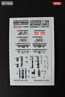 Lockheed T-33 Shooting Star Full 3D Colour Interior Cockpit Set (for Academy kits)