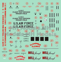 Bell X-1 Stencils