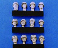 German Heads set #2 (WWII) 12ea