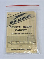 Nakajima B5N2 Kate Canopy - 1 pc (designed to be used with Hasegawa kits)