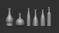 Wine Bottles (3D-Printed)