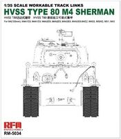 HVSS T80 Track for M4 Sherman