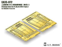 Stowage bins for PzKpfw 38(t)  - Type 2 (for Dragon / Tristar Kit)