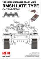 Workable Track Links RMSH Late Type for T-55 / T-72 / T-62