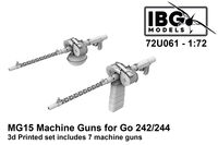 Gotha Go-242 A-1 / Go-244 - MG15 Machine Guns (3D-Printed / for IBG Models kits)