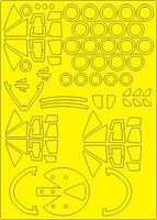 Mirage IV A/P ADVANCED Kabuki Masks For Heller 80493, 56493, 52322, 596 Kits - Image 1
