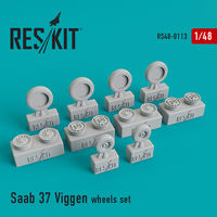 Saab 37 Viggen wheels set