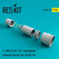 F-104 Starfighter (A/C/D/J/G) exhaust nozzle for Italeri Kit - Image 1