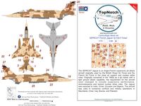 French Sepecat Jaguar Gr.1/Gr.3 - Tchad 2 Camouflage (for Airfix, Esci, Heller, Italeri and Kitty Hawk Model kits) - Image 1