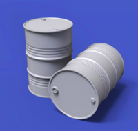 Modern oil drums - Image 1