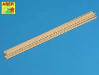 Wood round rods 2,00 mm lenght 250 mm x 10 pcs