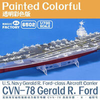 USS Gerald R. Ford (CVN-78) - US Navy Gerald R.Ford - class Aircraft Carrier (Clear Painted Coluorful)
