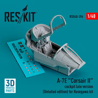 A-7E Corsair II Cockpit Late Version (Detailed Edition) For Hasegawa Kit (3D Printed) - Image 1