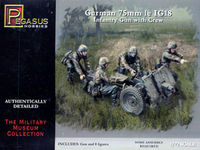 WWII German IG-18 Gun and Two Crews (SS and Wehrmacht Crews Included)