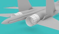 Su-27 Exhaust Open Version (Trumpeter Kit)