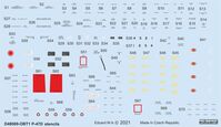 P-47D stencils EDUARD/TAMIYA/ACADEMY/HASEGAWA/HOBBY BOSS - Image 1