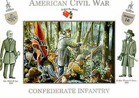 Confederate Infantry - American Civil War 1861-1865 (16 figures)