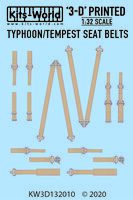 WWII Fighter Hawker Typhoon andTempest Seat Belt Set (for Revell and Special Hobby kits) - Image 1