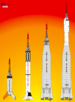 Mercury Program ALL launch vehicles