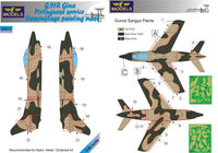 G.91R Gina Portuguese Service Camouflage Painting Mask (For Italeri, Heller, Occidental) - Image 1