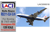 Rolls Royce RB211-524 G/H for Boeing 747 400 Hasegawa kit - Image 1