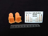 Supermarine Spitfire Mk.I to Mk.IX - Seats (2 pcs) with 3D-Printed Seat Belts - Image 1