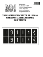 Messerschmitt Bf.109G-6 Markings airbrush mask - Image 1