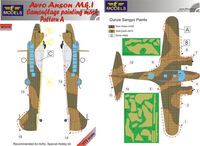 Avro Anson Mk.I. Pattern A Camouflage Painting Mask (For Airfix, Special Hobby) - Image 1