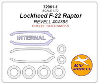 Lockheed F-22 Raptor (REVELL) - (double sided) + wheels masks