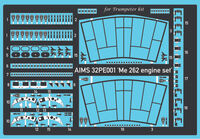 Messerschmitt Me-262 A/B - Engine Detail Set (designed to be used with Trumpeter kits) - Image 1