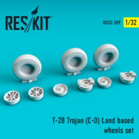 T-28 Trojan C-D Land based wheels set